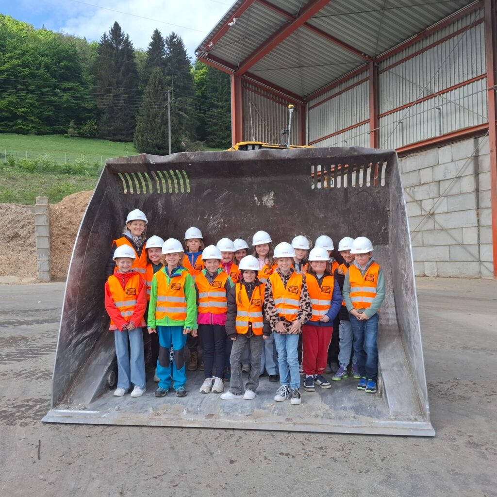 Nachhaltigkeitstage 2026 - Die Klasse 4 bei der Firma Korn in Albstadt.